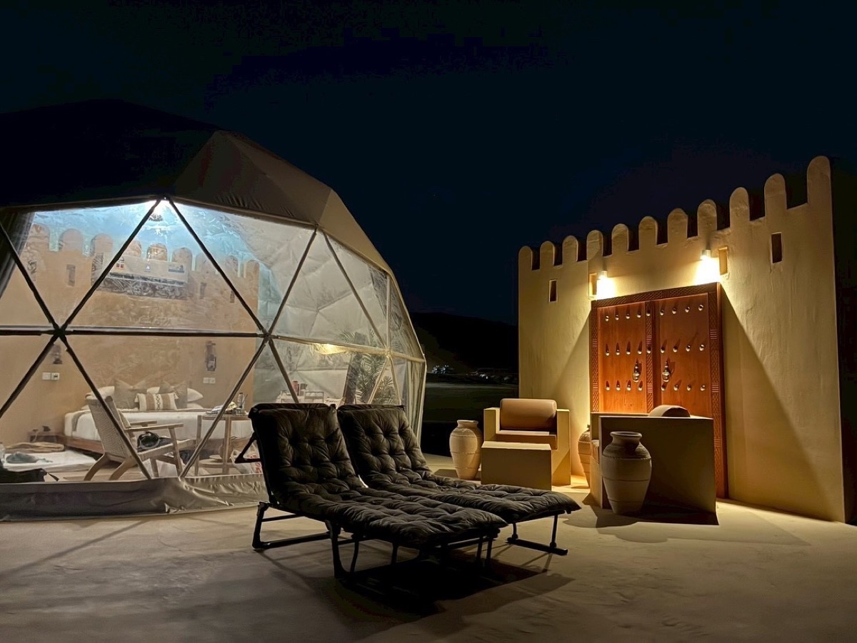 Bubble Dome Night